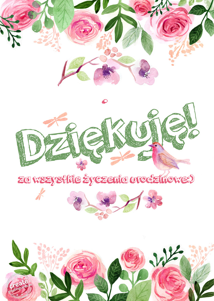 Dziękuje za wszystkie życzenia urodzinowe:)