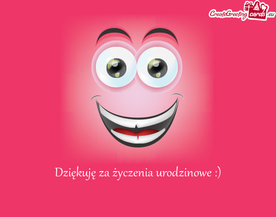 Dziękuję za życzenia urodzinowe :)
