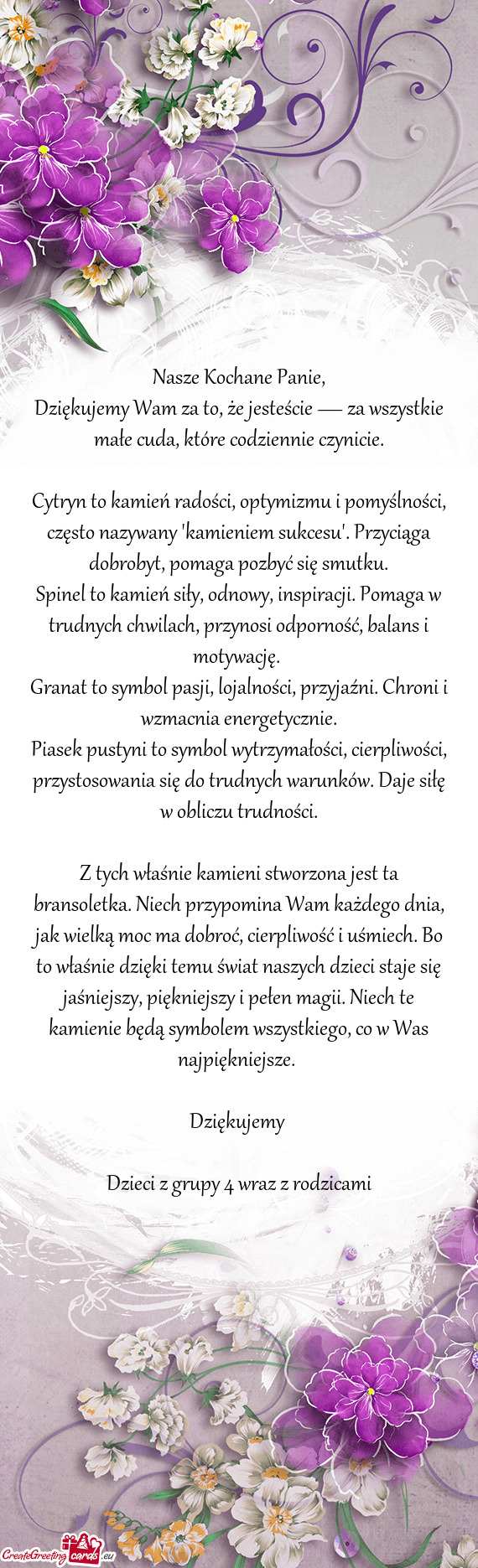 Dziękujemy Wam za to, że jesteście — za wszystkie małe cuda, które codziennie czynicie