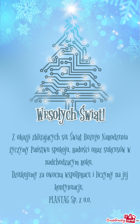 Dziękujemy za owocną współpracę i liczymy na jej kontynuację