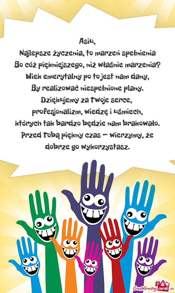 Dziękujemy za Twoje serce