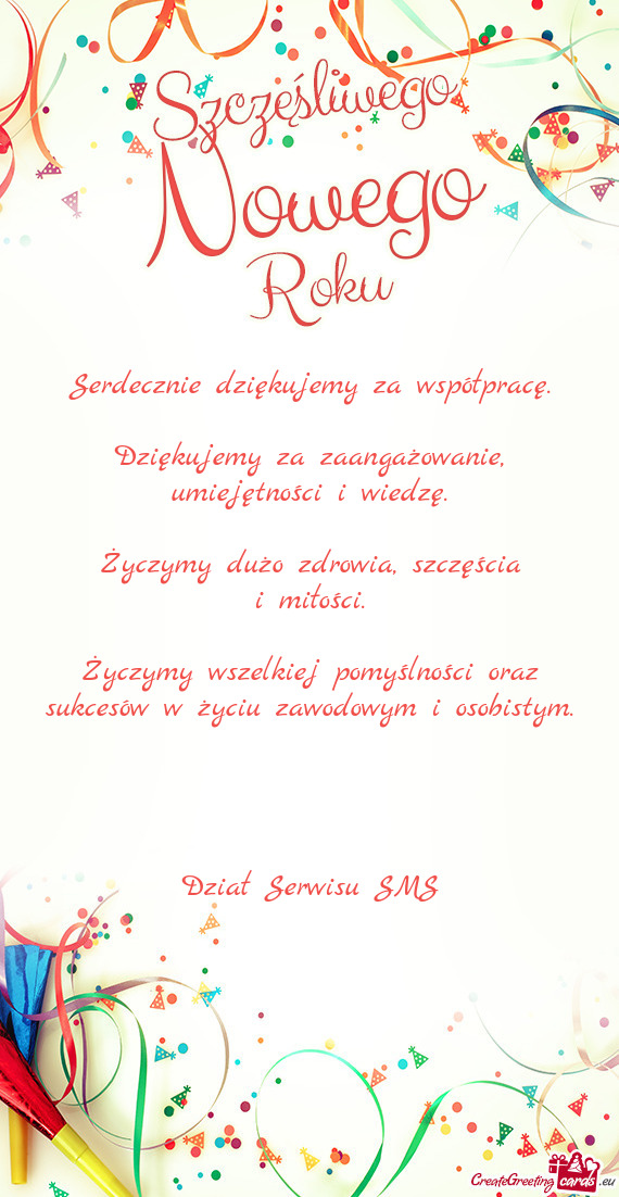 Dziękujemy za zaangażowanie, umiejętności i wiedzę