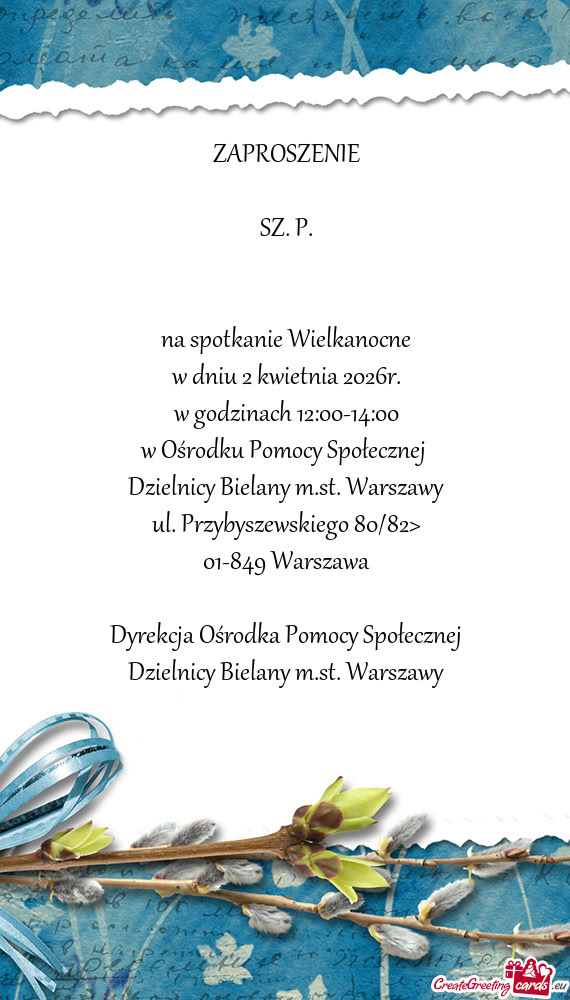 Dzielnicy Bielany m.st. Warszawy