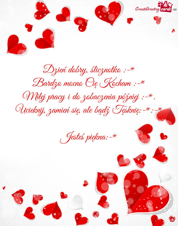 Dzień dobry, ślicznotko