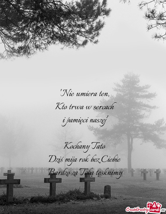 Dziś mija rok bez Ciebie