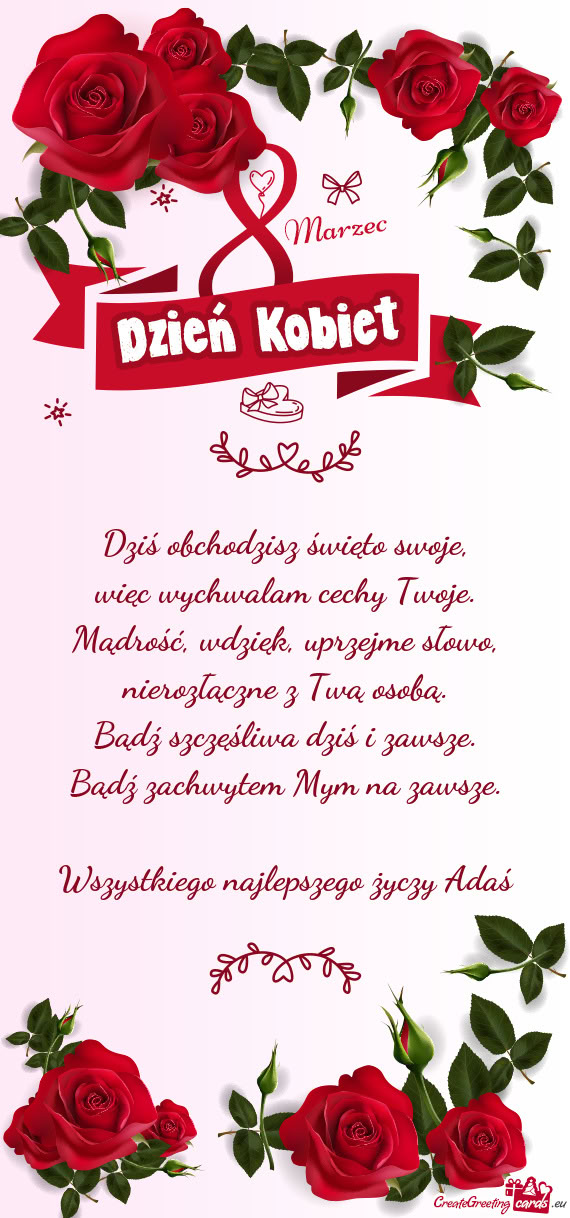 Dziś obchodzisz święto swoje