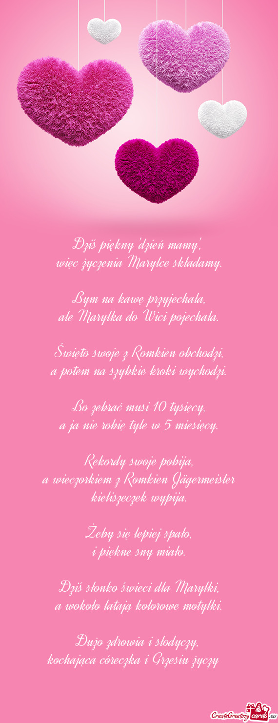 Dziś piękny "dzień mamy"