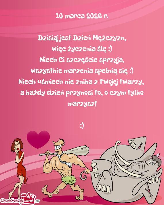 Dzisiaj jest Dzień Mężczyzn