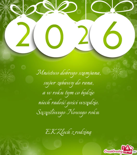 E.K Zloch z rodziną