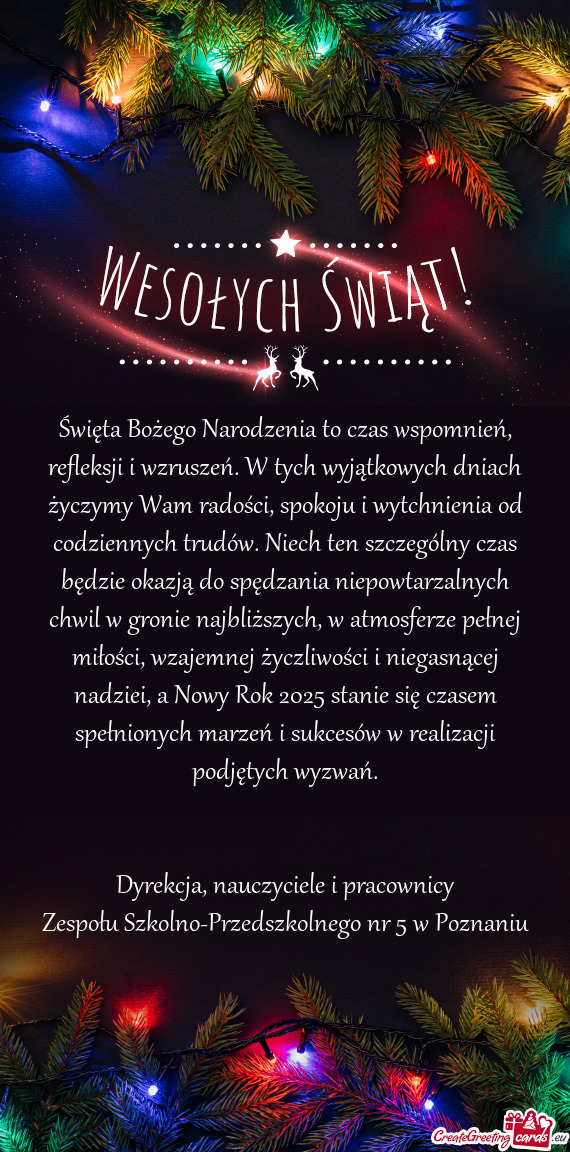 E okazją do spędzania niepowtarzalnych chwil w gronie najbliższych, w atmosferze pełnej miłośc