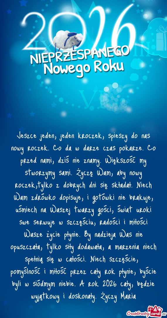 Ę składał. Niech Wam zdrówko dopisuje, i gotówki nie brakuje, uśmiech na Waszej twarzy gości