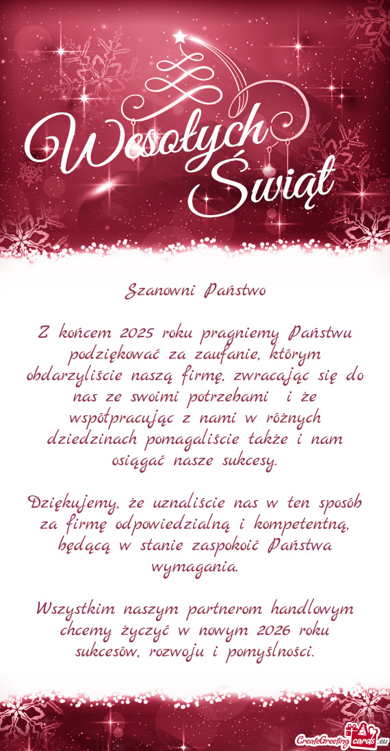 Ę, zwracając się do nas ze swoimi potrzebami i że współpracując z nami w różnych dziedzina