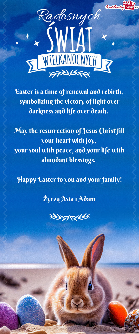 Easter is a time of renewal and rebirth
