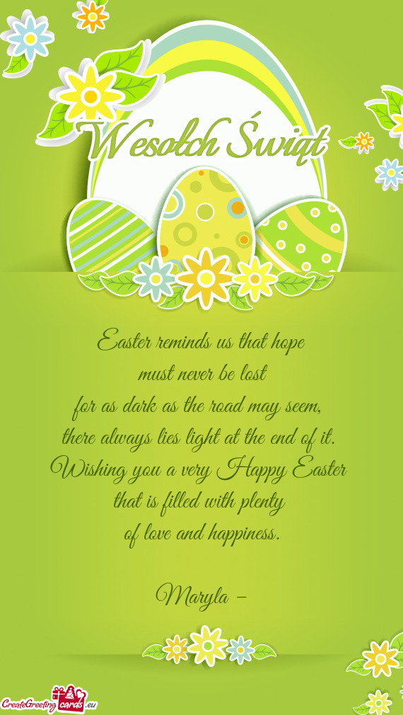 Easter reminds us that hope