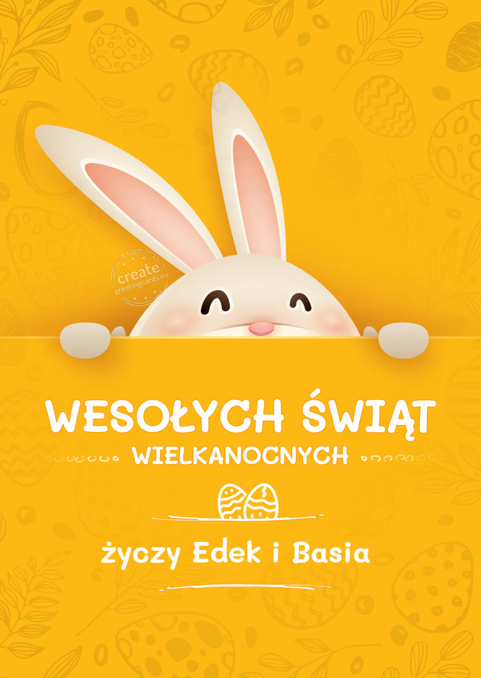Edek i Basia - Życzenia wielkanocne