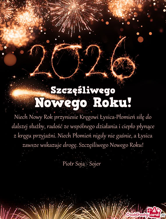 Ego działania i ciepło płynące z kręgu przyjaźni. Niech Płomień nigdy nie gaśnie, a Łysica