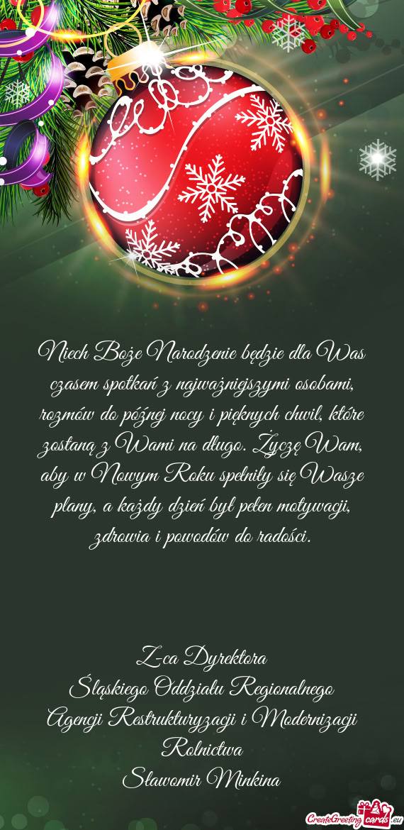 Ej nocy i pięknych chwil, które zostaną z Wami na długo. Życzę Wam, aby w Nowym Roku spełnił