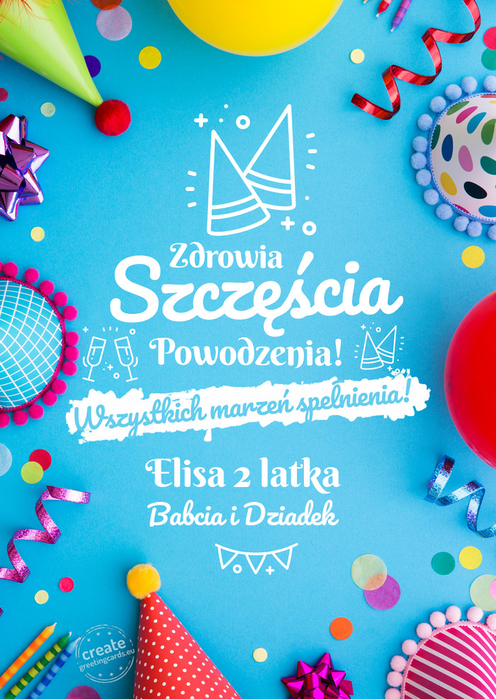 Elisa 2 latka spełnienia marzeń Babcia i Dziadek