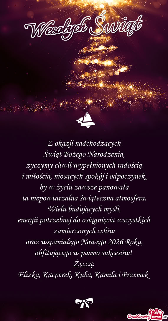 Elizka, Kacperek, Kuba, Kamila i Przemek