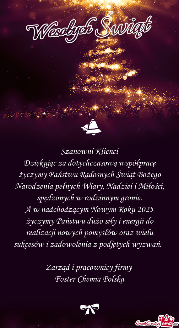 Ełnych Wiary, Nadziei i Miłości, spędzonych w rodzinnym gronie