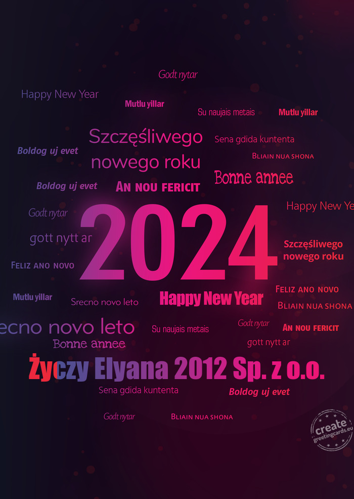 Elyana 2012 Sp. z o.o.