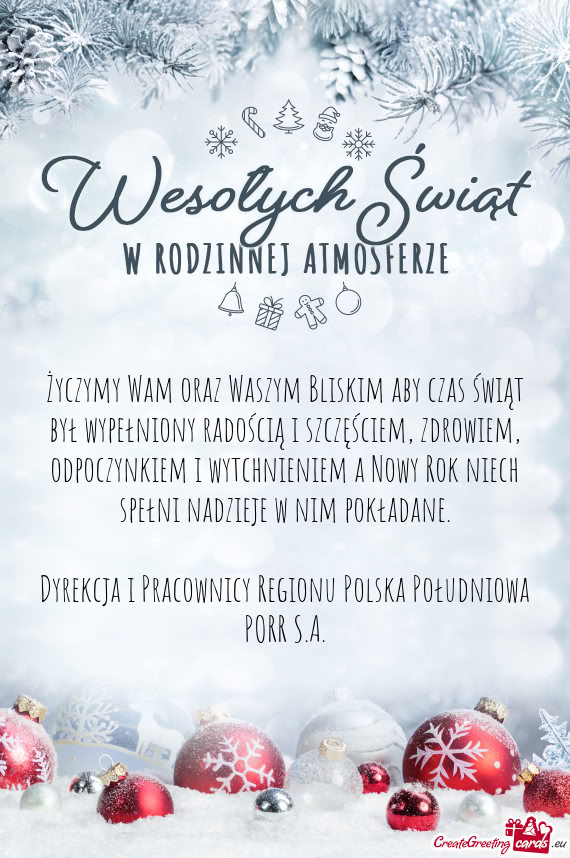 Em, odpoczynkiem i wytchnieniem a Nowy Rok niech spełni nadzieje w nim pokładane