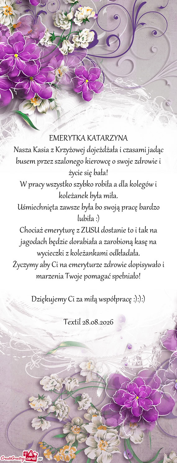 EMERYTKA KATARZYNA