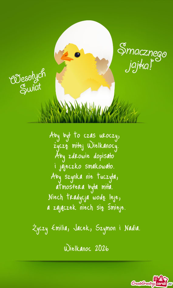 Emilia, Jacek, Szymon i Nadia