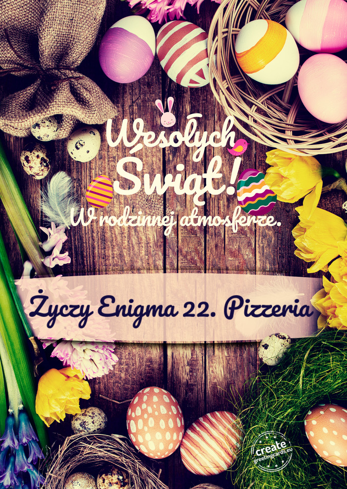 Enigma 22. Pizzeria