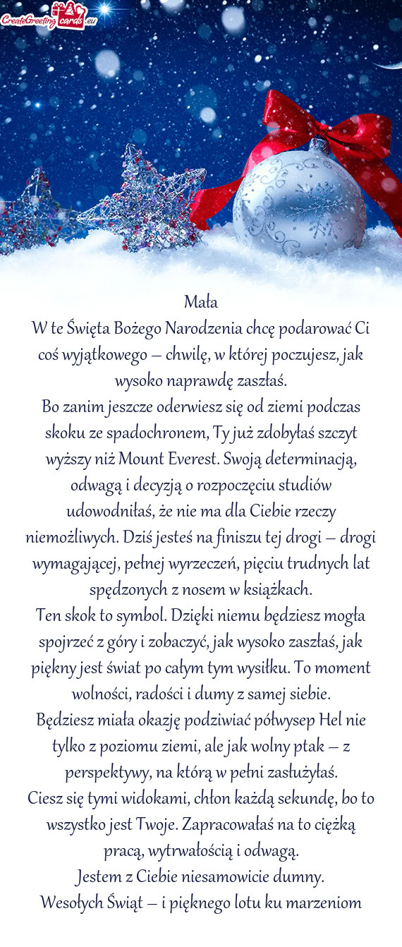 Esz, jak wysoko naprawdę zaszłaś