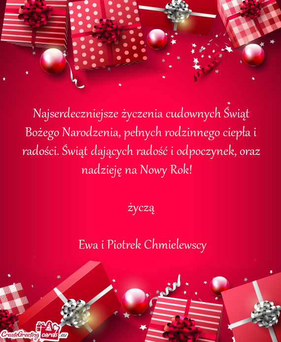 Ewa i Piotrek Chmielewscy