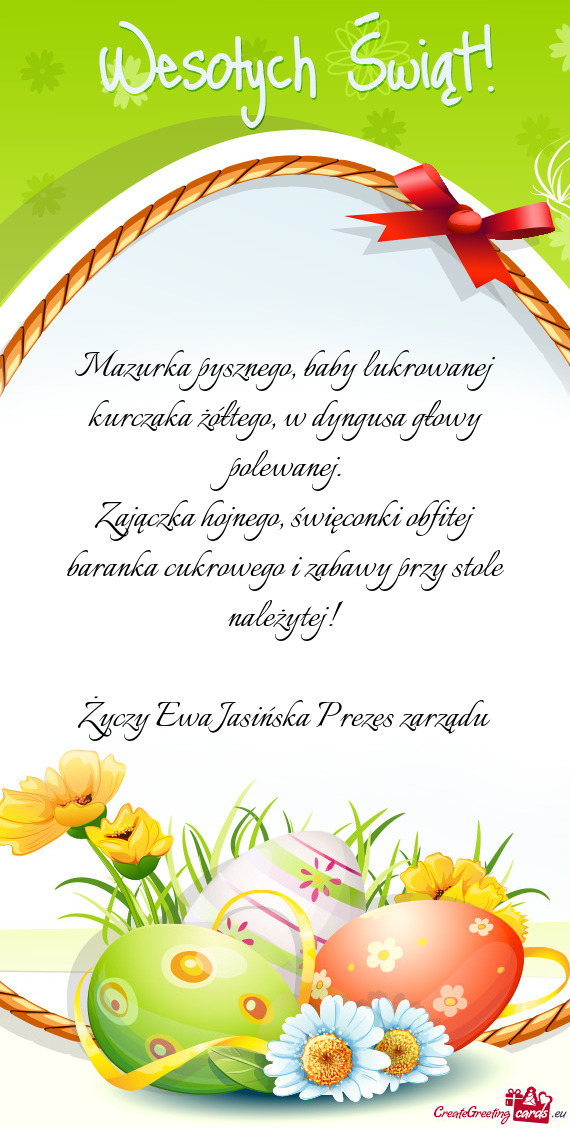 Ewa Jasińska Prezes zarządu