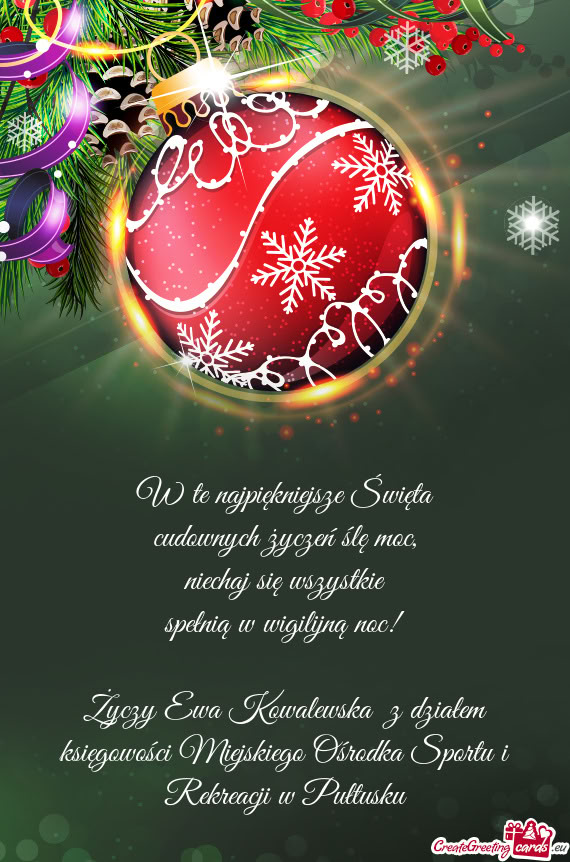 Ewa Kowalewska z działem księgowości Miejskiego Ośrodka Sportu i Rekreacji w Pułtusku