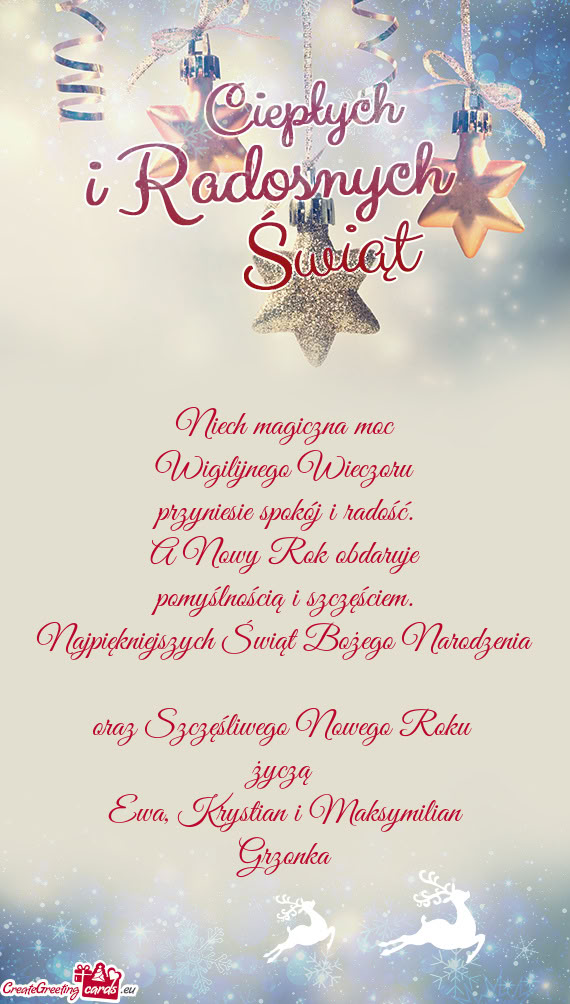 Ewa, Krystian i Maksymilian