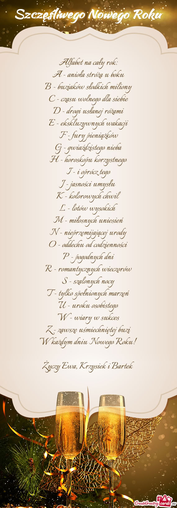 Ewa, Krzysiek i Bartek