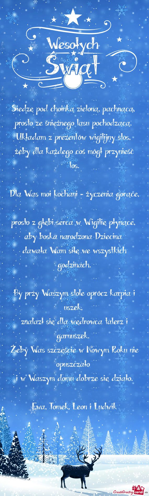 Ewa, Tomek, Leon i Ludwik