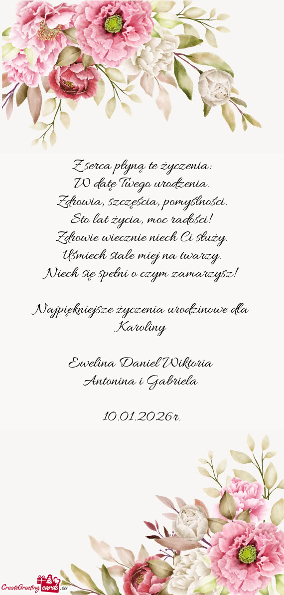 Ewelina Daniel Wiktoria