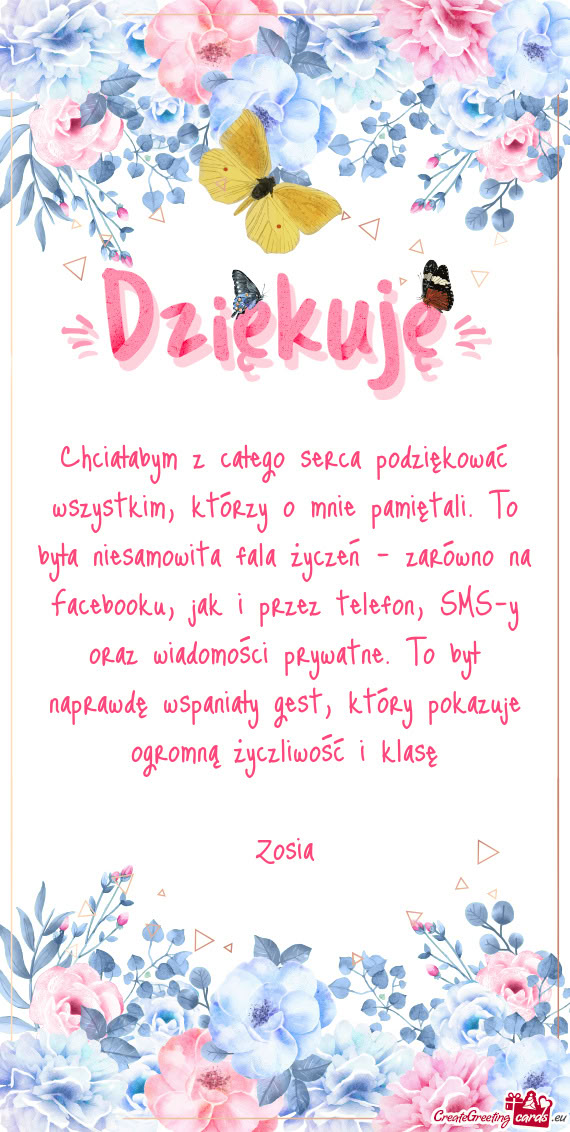 Fala życzeń – zarówno na Facebooku, jak i przez telefon, SMS-y oraz wiadomości prywatne. To b