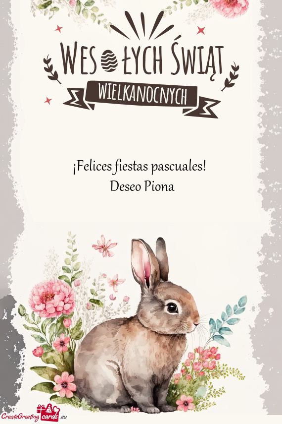 ¡Felices fiestas pascuales