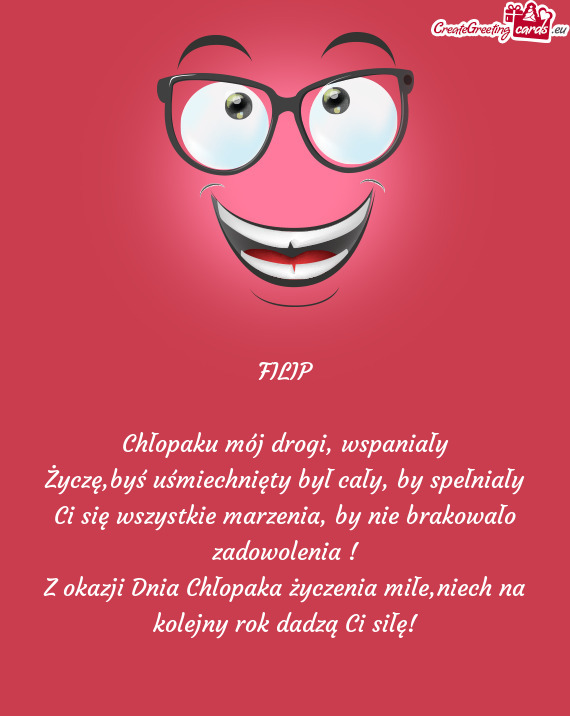 FILIP Chłopaku mój drogi