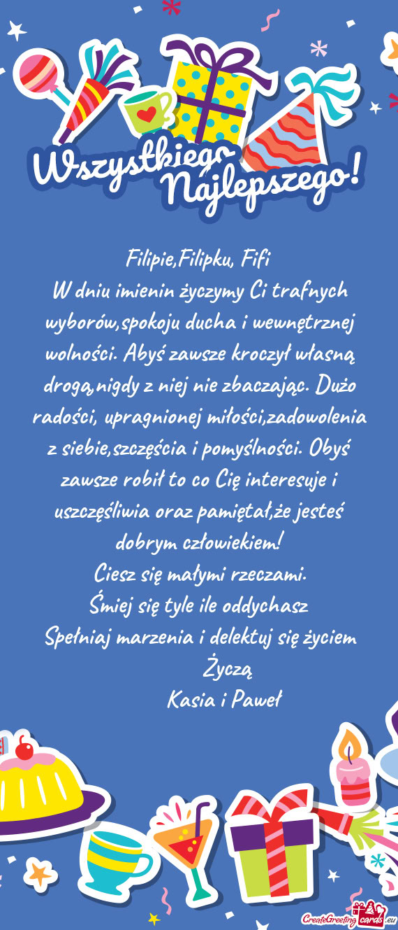 Filipie,Filipku, Fifi