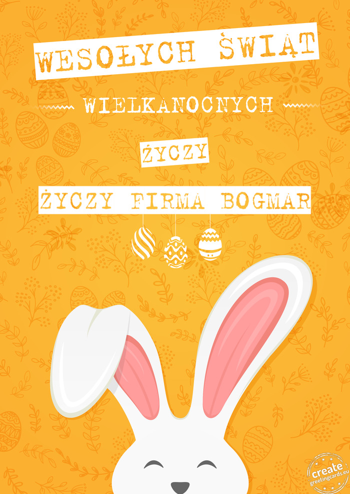 Firma bogmar wesołych Świąt