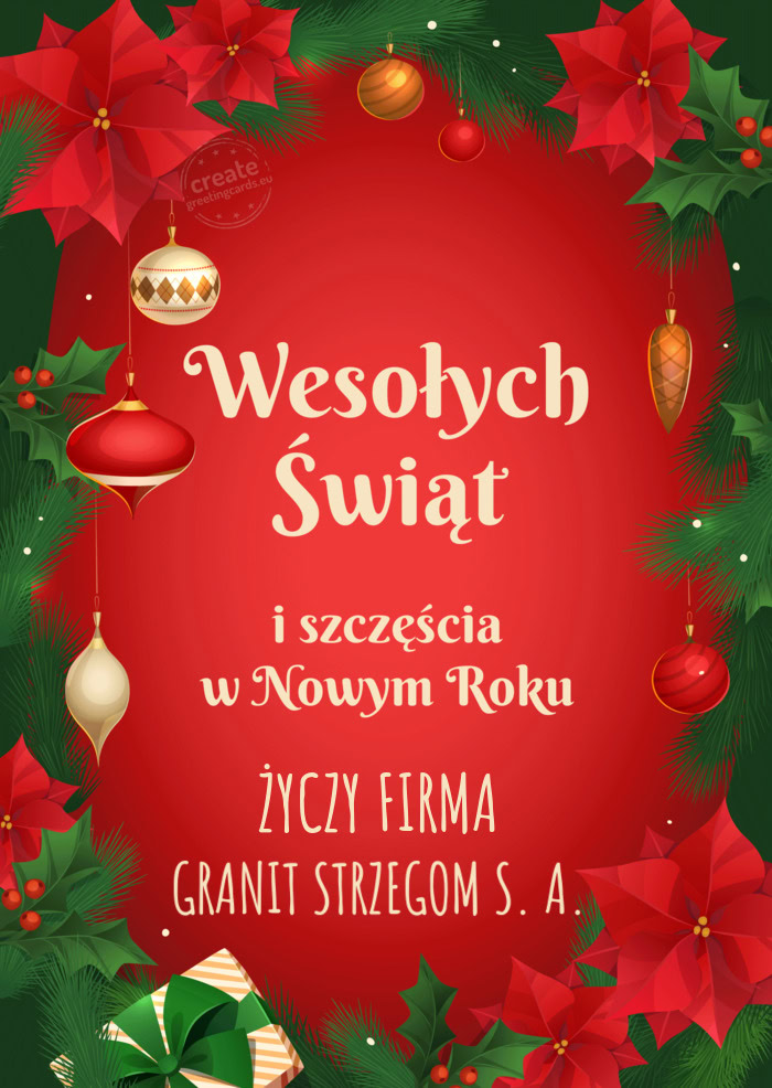 FIRMA GRANIT STRZEGOM S. A