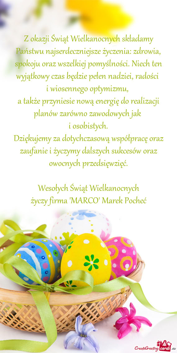 Firma "MARCO" Marek Pocheć