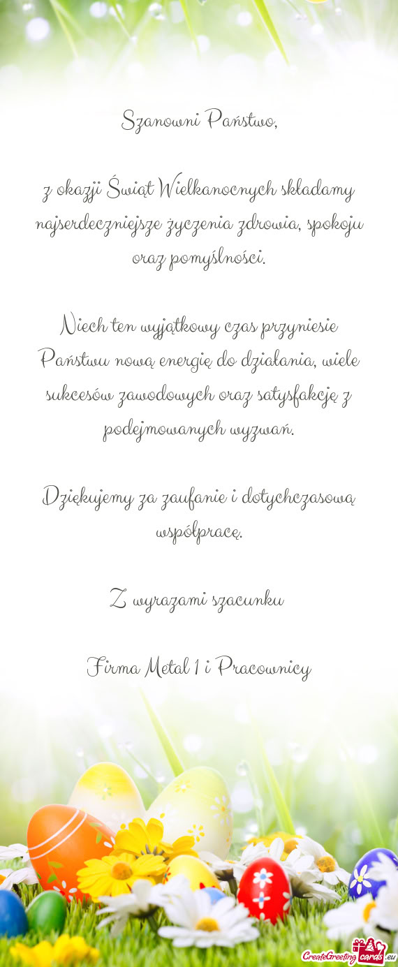 Firma Metal 1 i Pracownicy