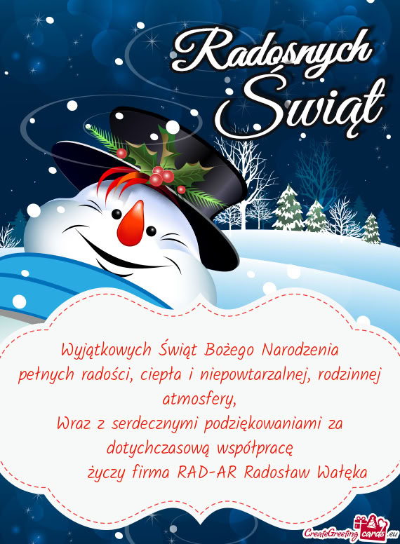 Firma RAD-AR Radosław Wałęka