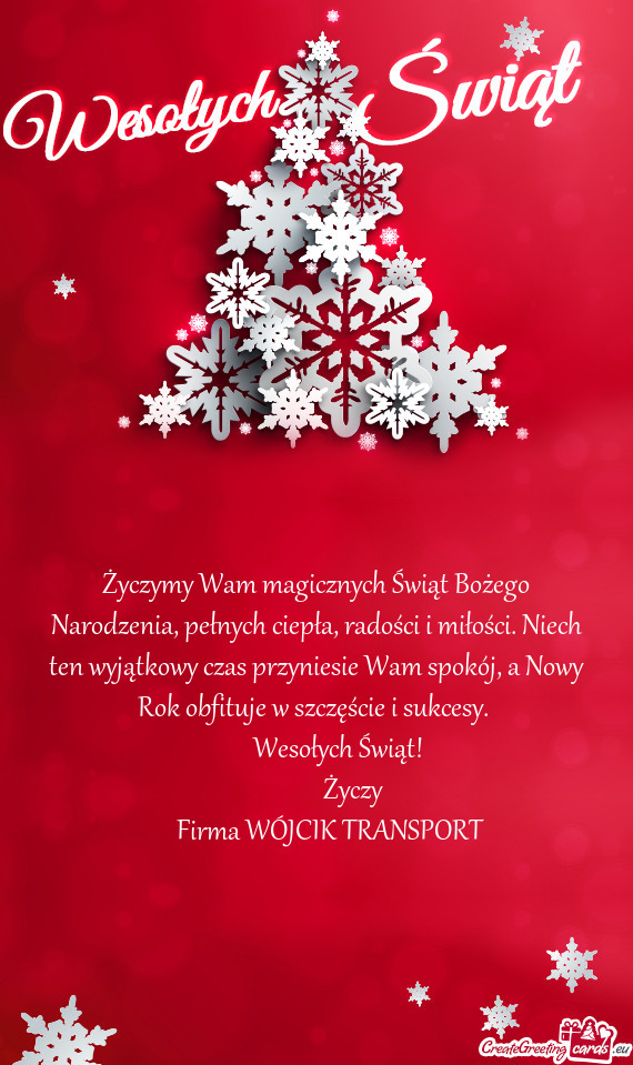 Firma WÓJCIK TRANSPORT