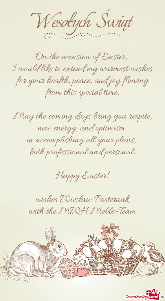 For your health, peace, and joy flowing from this special time