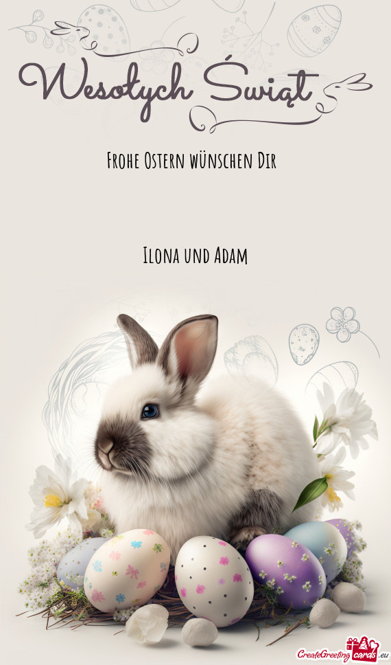 Frohe Ostern wünschen Dir