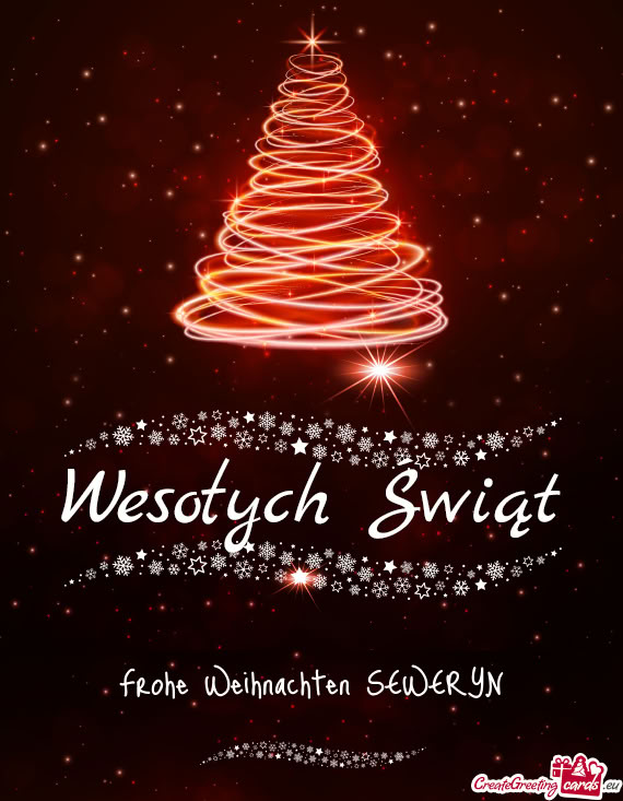 Frohe Weihnachten SEWERYN